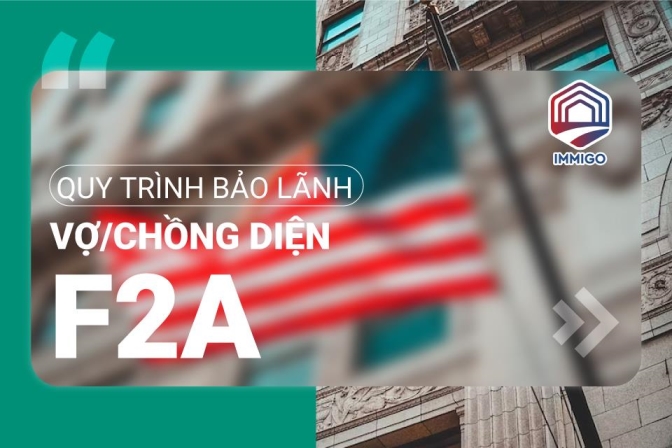 Visa F2A - Thường trú nhân Mỹ bảo lãnh vợ/chồng