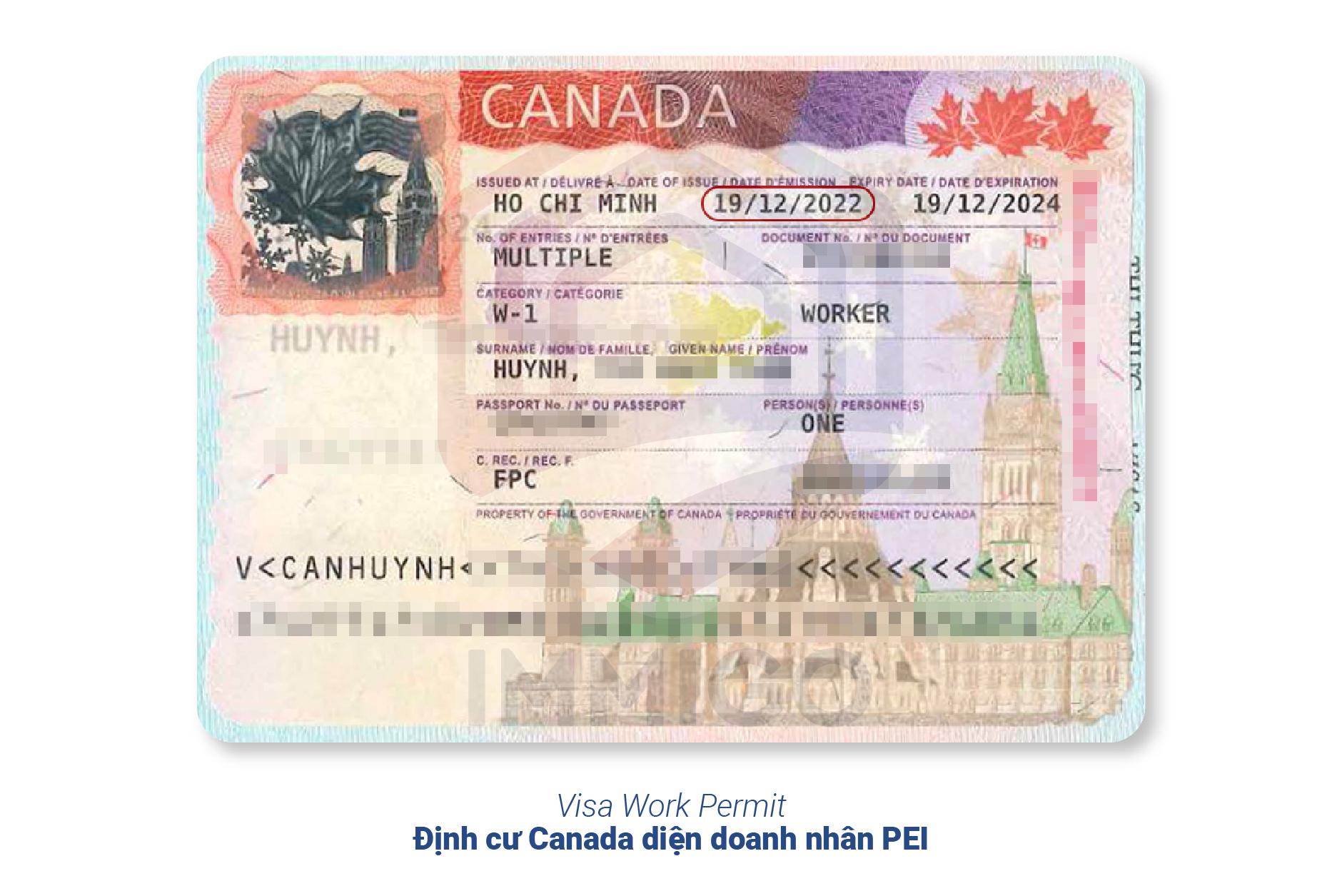 Visa Work Permit - Chương trình định cư Canada diện doanh nhân tỉnh bang PEI